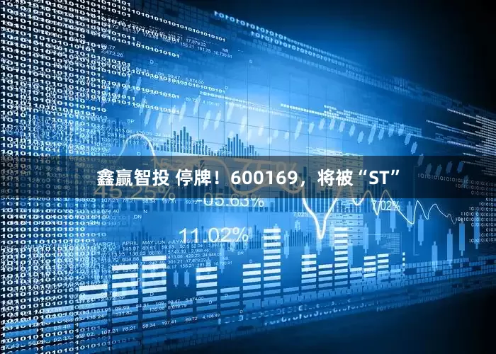 鑫赢智投 停牌！600169，将被“ST”
